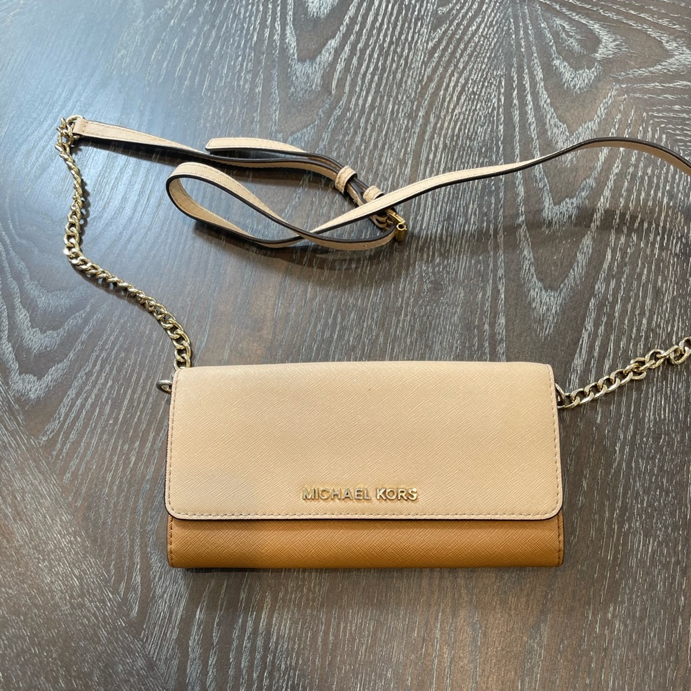 Michael Kors tri fold wallet
